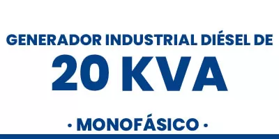 GENERADOR DIÉSEL DE 20 KVA MONOFÁSICO - GoPower · Herramientas y Maquinas Industriales