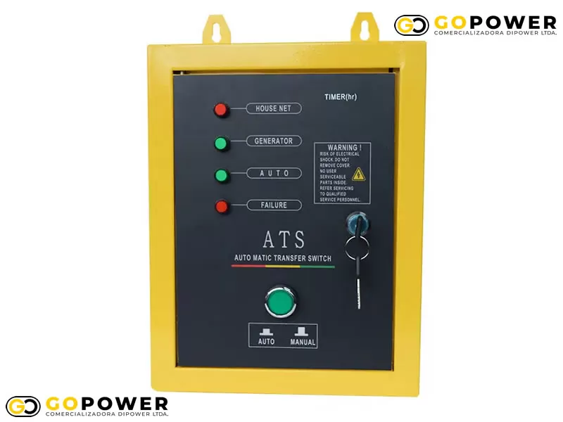 ATS para generador diésel  Tablero de transferencia automática - Imagenes GoPower · Herramientas y Maquinas Industriales