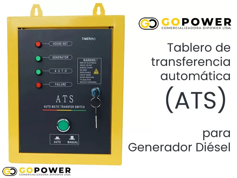 ATS Tablero de transferencia automática - Imagenes GoPower · Herramientas y Maquinas Industriales