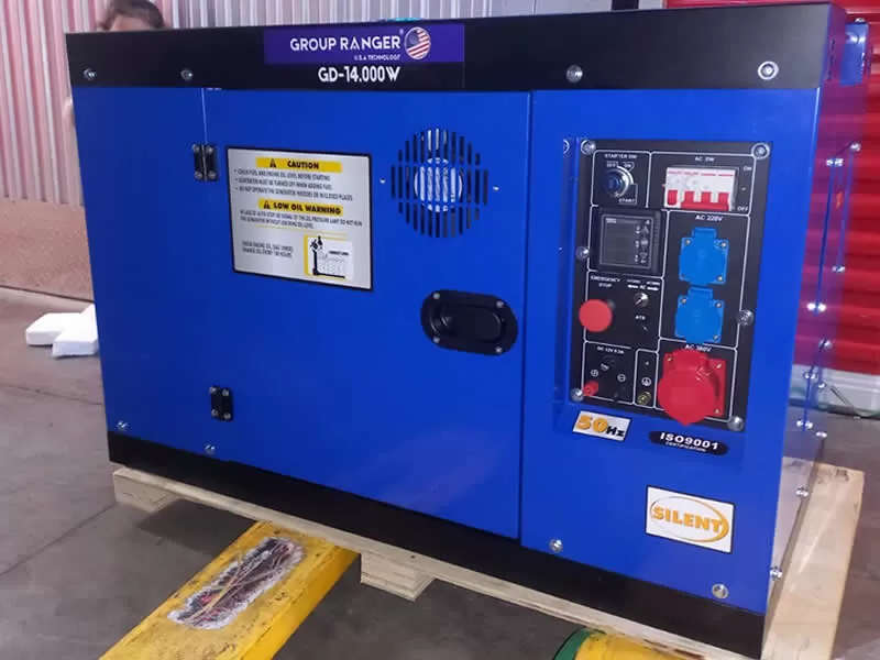Generador Eléctrico 10kva potencia máxima 12 Kva diésel entrega inmediata - Imagenes GoPower · Herramientas y Maquinas Industriales