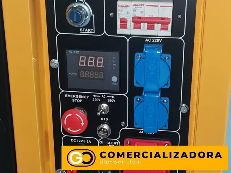 Generador Eléctrico Diésel 10.000 W - Imagenes GoPower · Herramientas y Maquinas Industriales