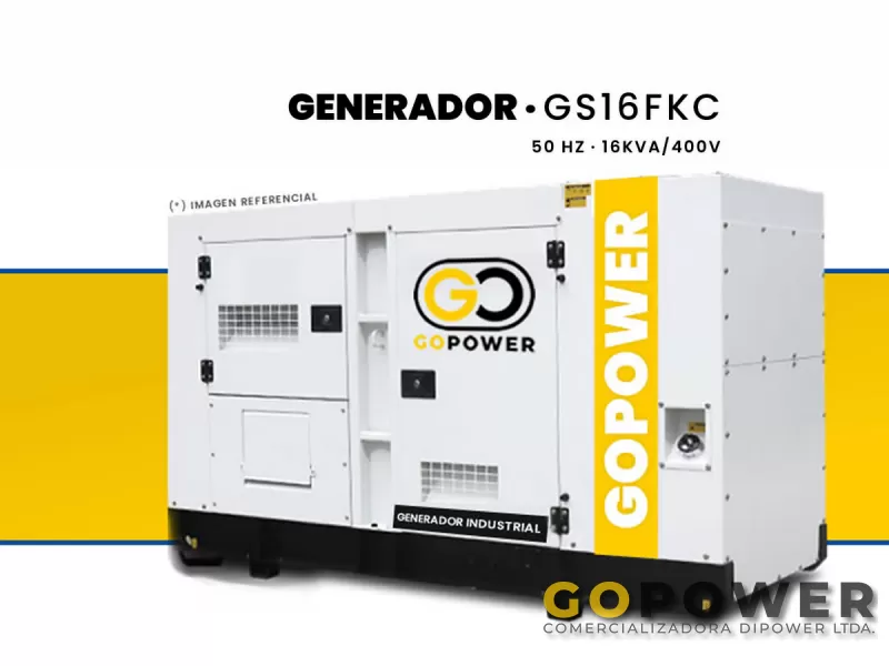 Generador industrial diésel de 15kva trifásico - GoPower · Herramientas y Maquinas Industriales