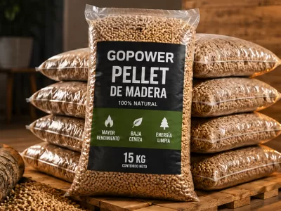 Pellet GOPOWER bolsa 15kg — Go Power • Herramientas y Maquinas Industriales
